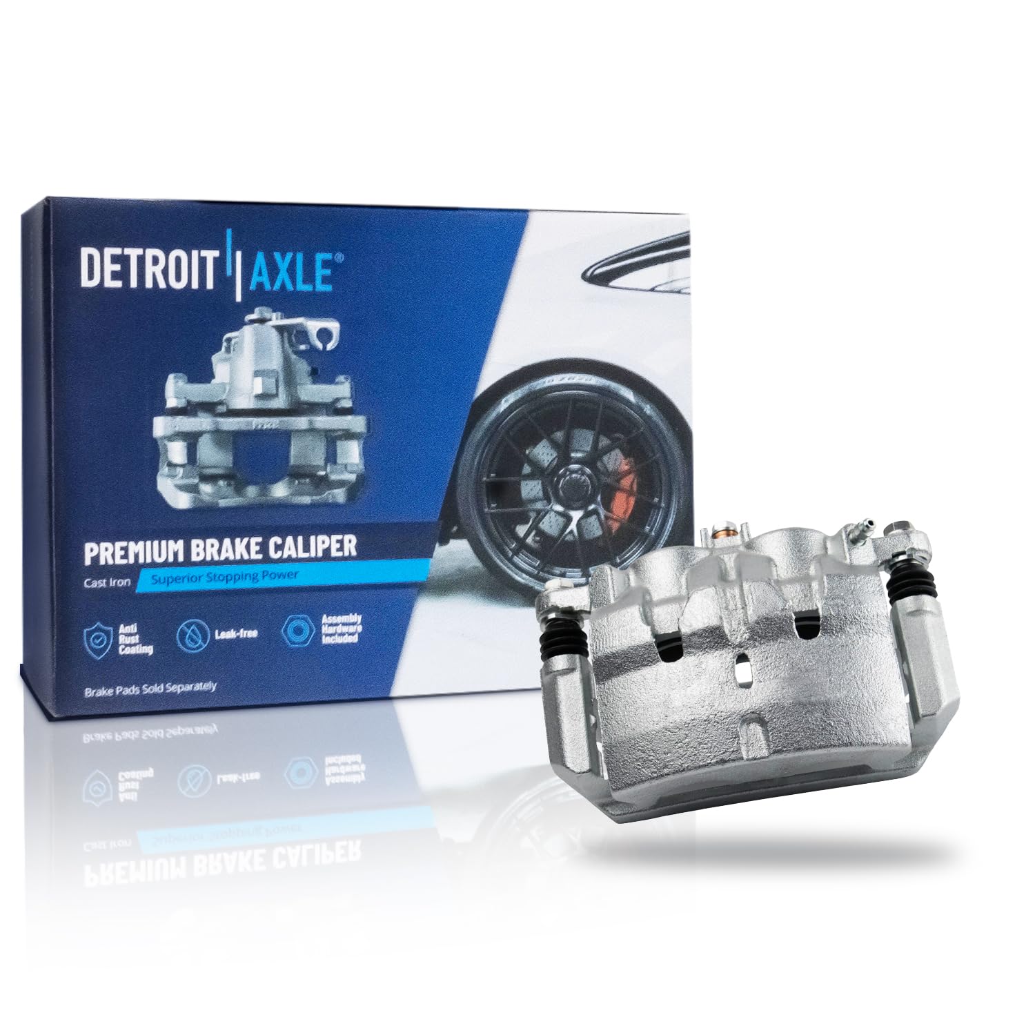 Detroit Axle - Front Left Disc Brake Caliper for 2007 2008 2009-2013 MDX