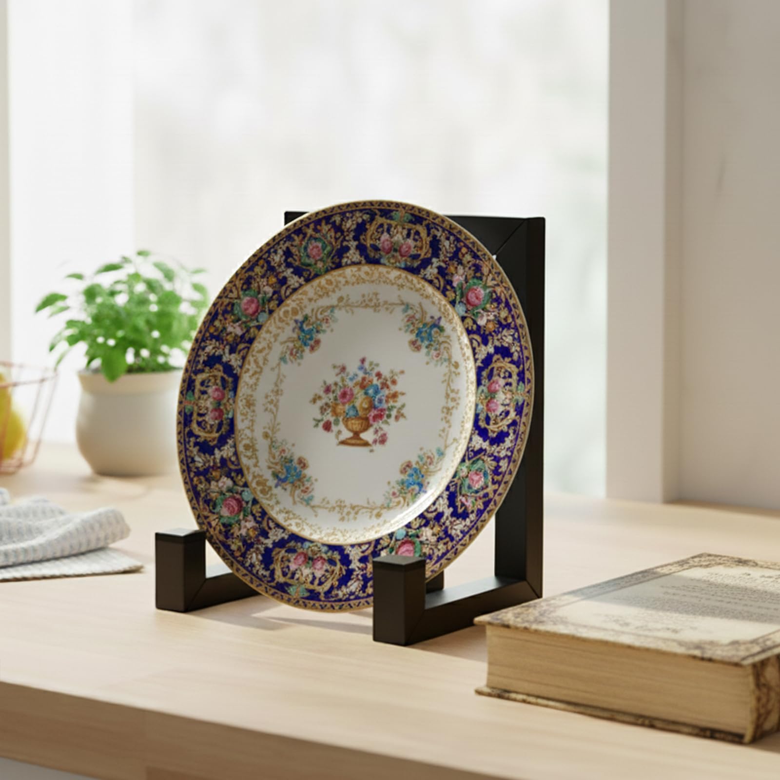 3 supporti decorativi per piatti, 20,3 cm, cornici, libri, biglietti, targa, ciotole, espositori per immagini