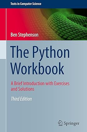 The Python Workbook: A Brief Introduction with Exercises and Solutions, 3rd Edition-finelybook
