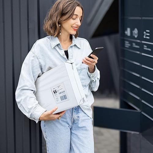 Miniatura 70 de Metronic Sobres de polietileno de 12 x 15.5 pulgadas, paquete de 100 bolsas de envío, bolsas de correo adhesivas fuertes, impermeables y a prueba