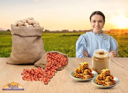 Miniatura 7 de Rani Peanuts, crudos enteros con piel (sin cocinar, sin sal), 28 onzas (28.22 oz)  Todo natural  Vegano  Apto para gluten, producto fresco de
