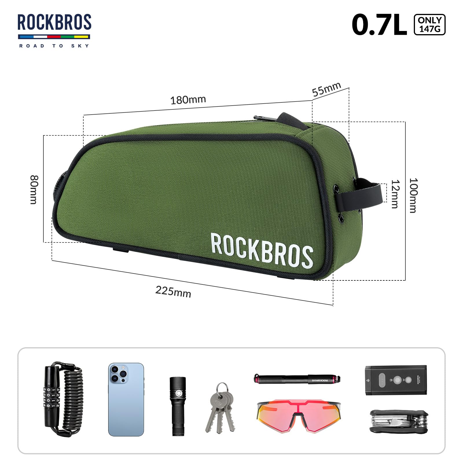 AEVOR Road Proof Frametas - Large - Black