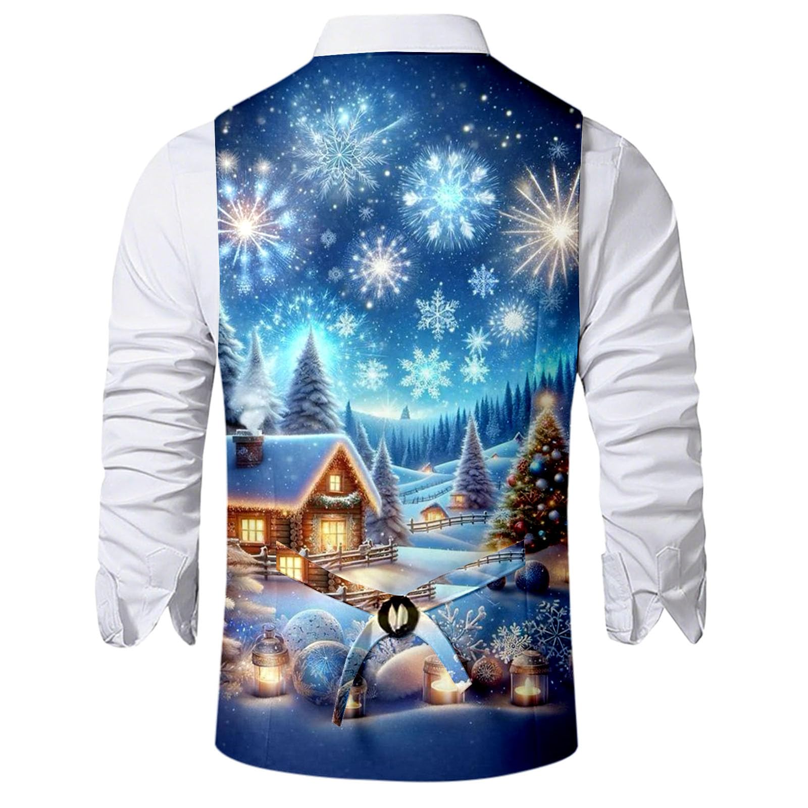 Gilet Uomo Sportivo Natalizio - in Maglia Festivo, Caldo Invernale, Maglione per Le Vacanze, Comodo, Morbido, con Motivo Testurizzato, Casual, da Indossare all'aperto