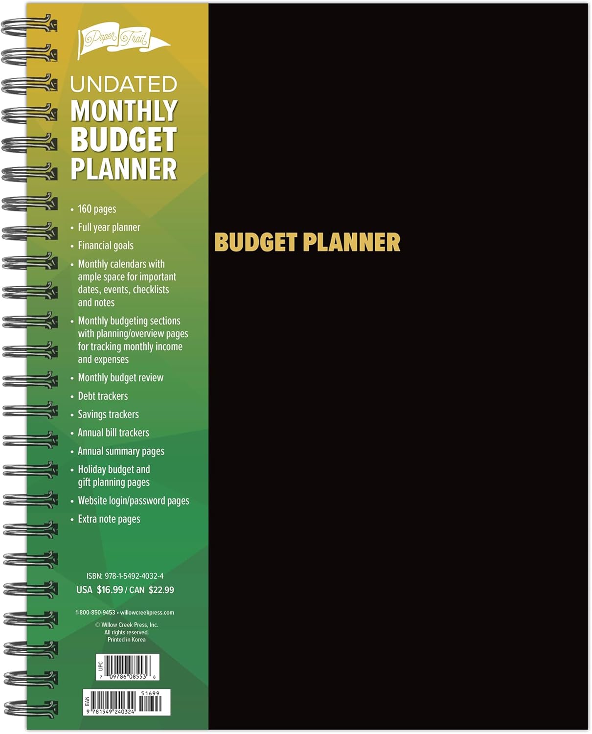 Master Your Finances: A Review of the Willow Creek Press Weekly Budget Planner