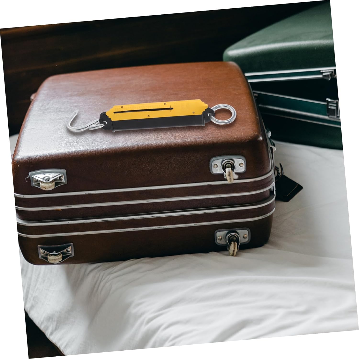 Cabilock 2pcs Elegant Design Hanging Scale Mechanical Weighing Hook Portable Produce Scale for Luggage and Fish
