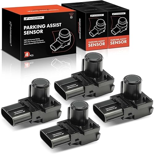 Miniatura 1 de A-Premium Sensor de asistencia de estacionamiento de respaldo inverso, de 4 piezas, compatible con modelos seleccionados de Toyota y Lexus, Land