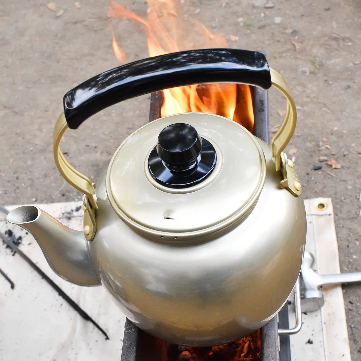 Amazon｜アカオアルミ 湯沸 2l アルミニウム(しゅう酸アルマイト  