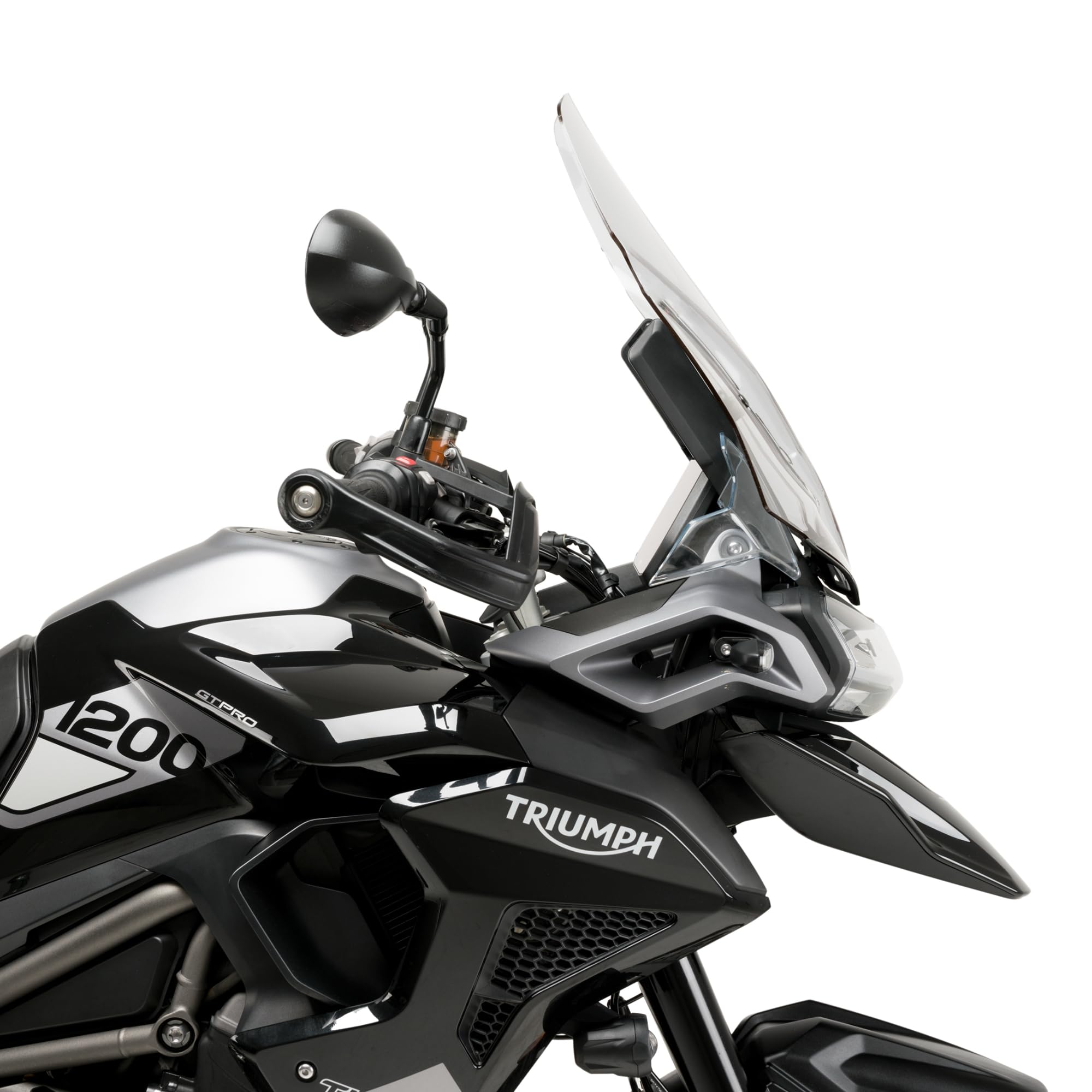 Cupolino Parabrezza Touring Plexiglass JD9 Trasparente Compatibile con TRIUMPH TIGER 1200 GT/RALLY 2022-2025
