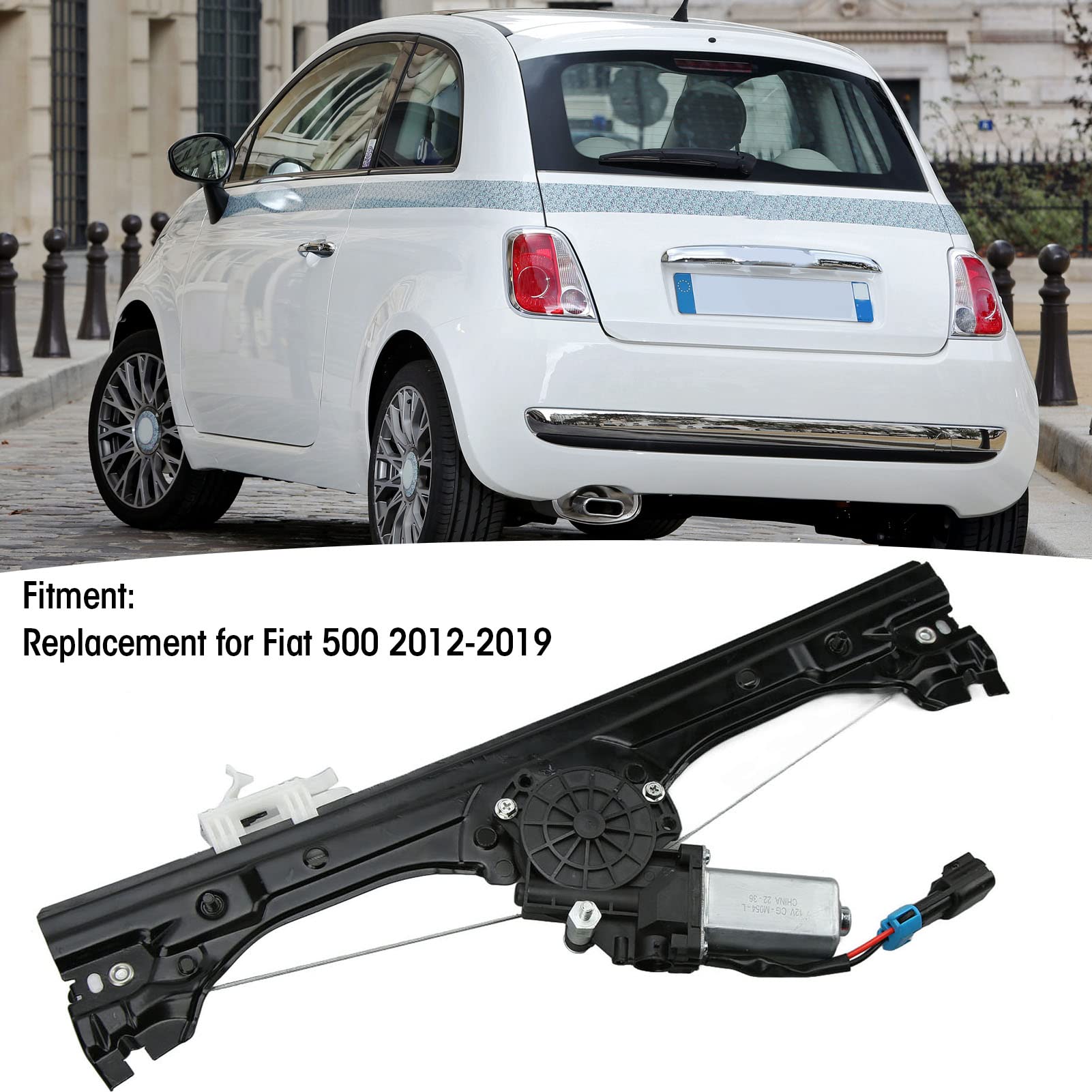 fiat500  チンクエチェント　ウィンドウレギュレーター　右側　運転席側 fiat500 チンクエチェント ウィンドウレギュレーター 右側 運転