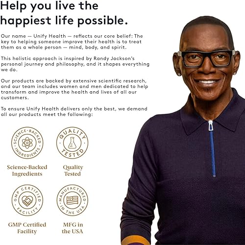 Miniatura 5 de UNIFY HEALTH LABS by Randy Jackson - Suplemento dietético completo de múltiples superfrutas para la salud cardíaca e inmune - 10 tabletas, sabor a