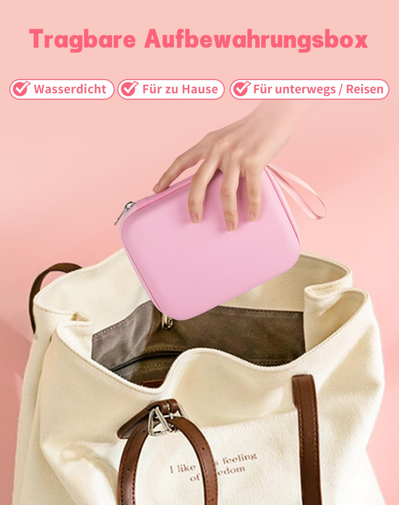 15pcs Trousse de Soin Bebe Kit Trousse de Toilette Bebe pour Prendre Soin kit de Soins pour bébé Professionnel Sans BPA Accessoires Bebe Naissance Fille pour Voyage Maison - Rose