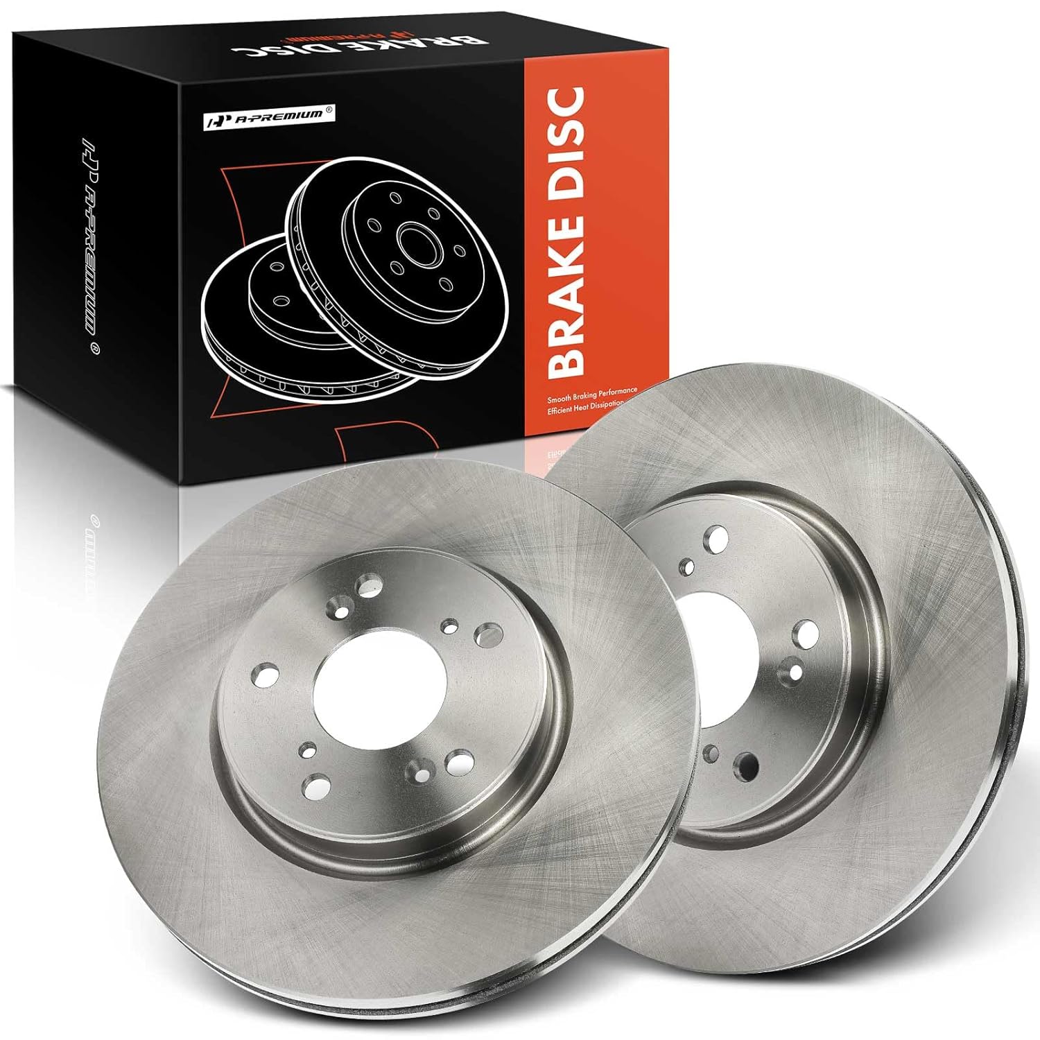 Discos de Freio Ventilados A-Premium 11.54" (293mm) Compatíveis com Honda Accord 2013/2016-2017 e HR-V 2016-2022 - Conjunto 2 Peças