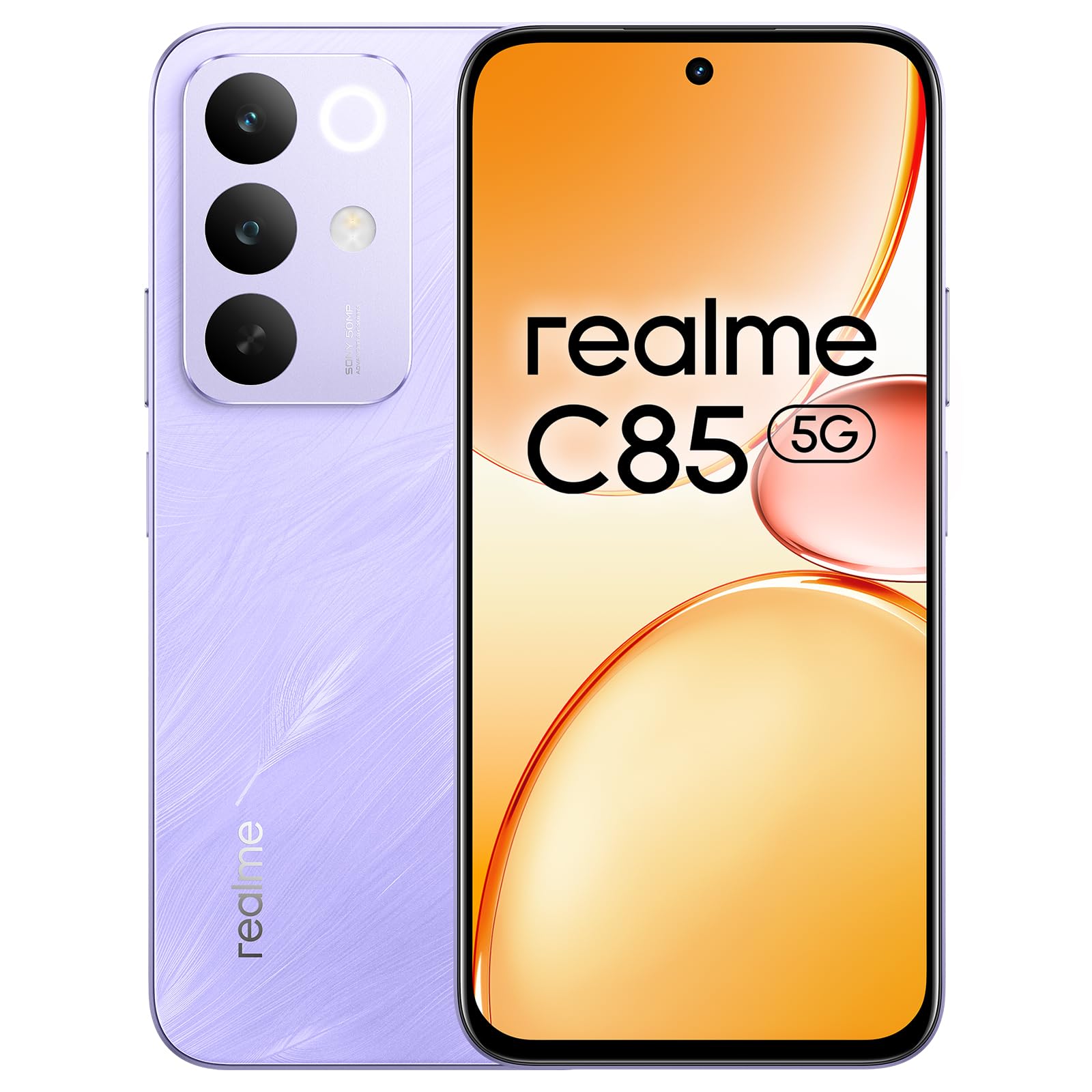 realme Smartphone C85 5G 256GB 8GB Parrot Purple Global+NFC