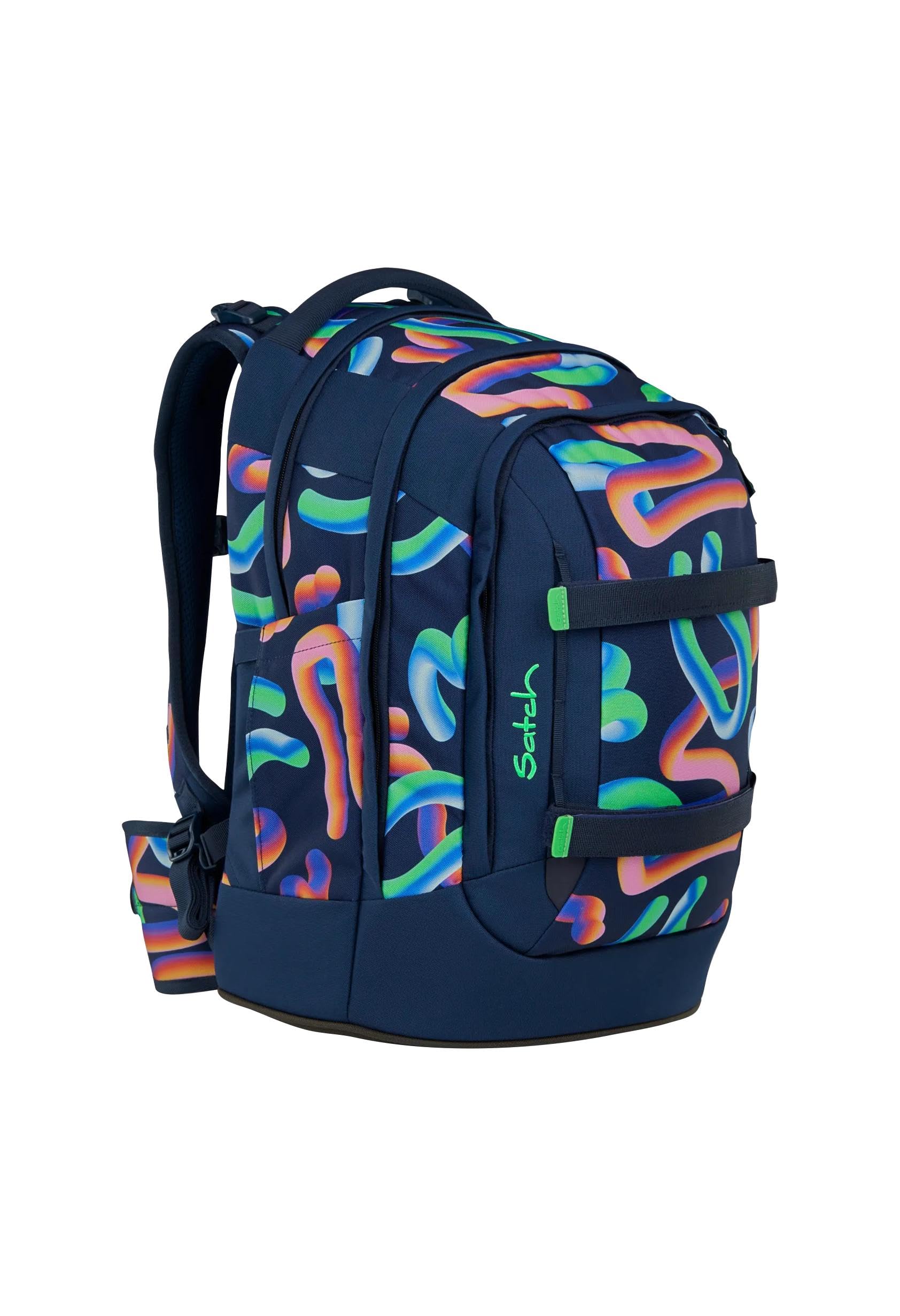 Satch Pack Schulrucksack ab 5. Klasse ergonomisch 30L Stauraum standfest Organisationstalent
