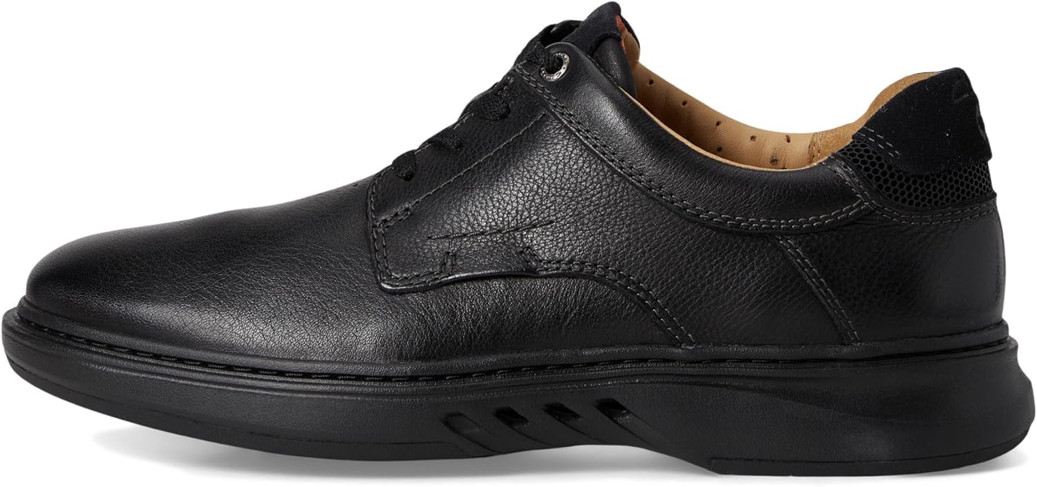 Clarks Men's Un Briley Pace Black Leather 7 Medium - Image 4