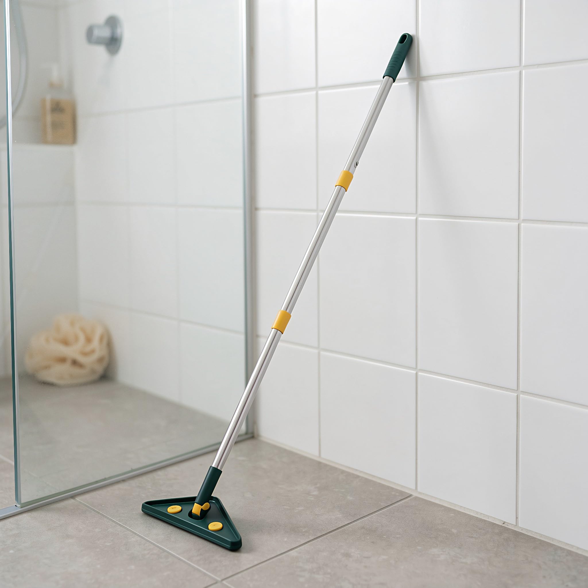 Zerodeko 1 Juego de fregona Triangular con Mango Extensible para la