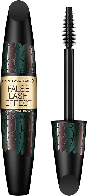 Max Factor False lash Effect tusz do rzęs zwiększający objętość, formuła wzbogacona o prowitaminę B5, intensywny kolor, 006 - Deep Raven Black
