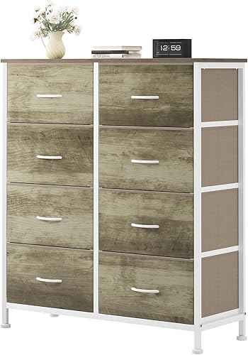 Miniatura 23 de OLIXIS Organizadores de almacenamiento de 9 cajones, organizadores de armario y almacenamiento para ropa, cajón de almacenamiento de tela para sala