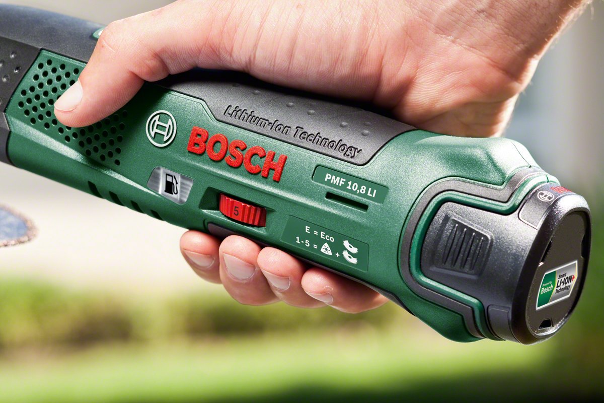 Bosch 603101974 - Pmf 10,8 li-ion de litio inalámbrico todo terreno que ofrece el chip syneon (1 x 10,8 v de la batería, 2,0 ah)