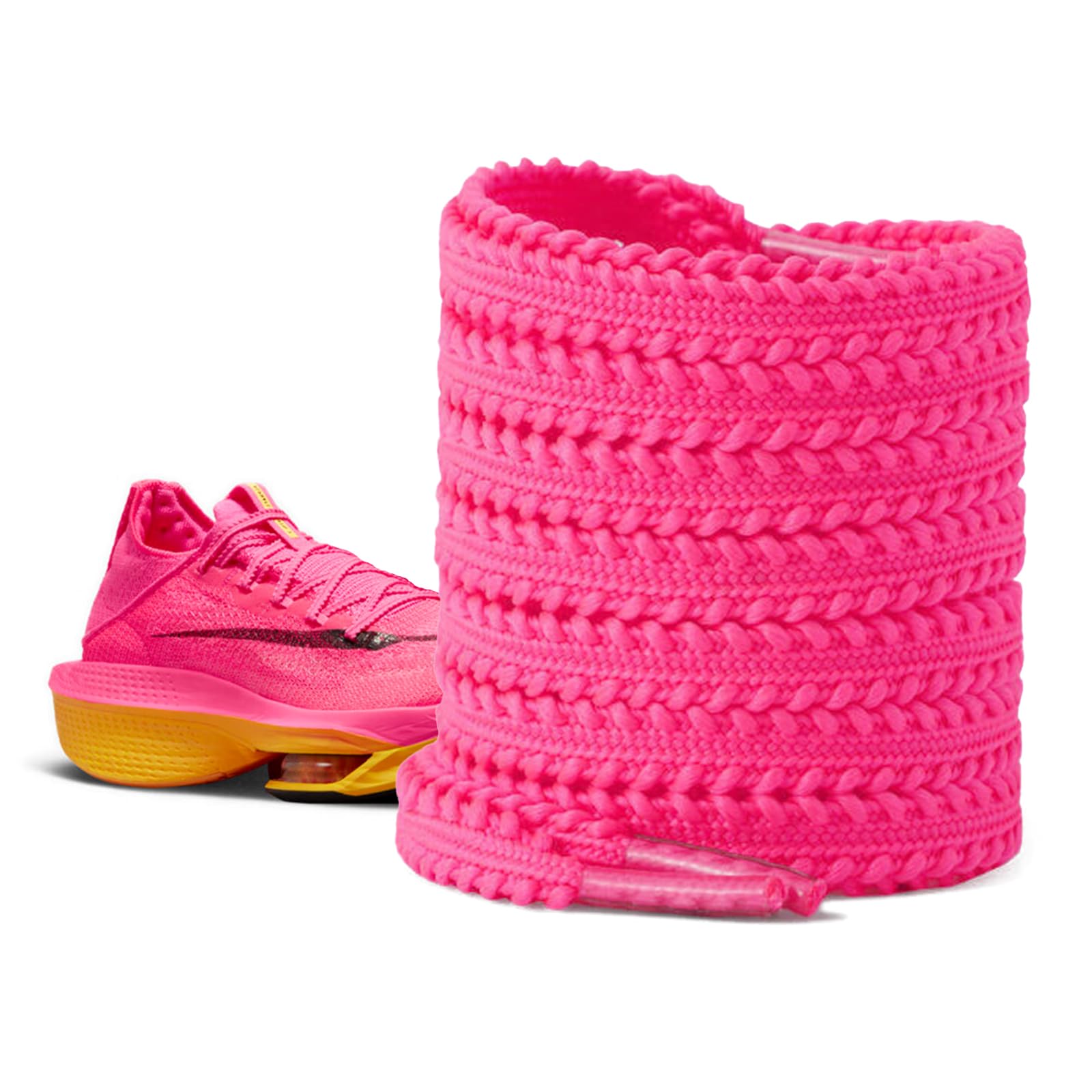 UamGlsob Running Shoe Laces for Nike AlphaFly 3 Sneakers, Athletic Shoelaces Replacement for Vaporfly 3 Trainers Men Women