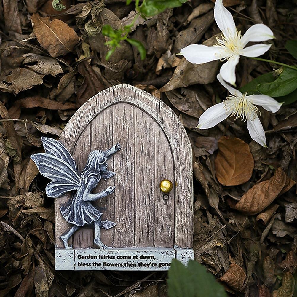 Decorazione per porte e finestre in miniatura in resina, ornamento per prato da giardino, scultura artistica, decorazione per esterni | Leroy Merlin
