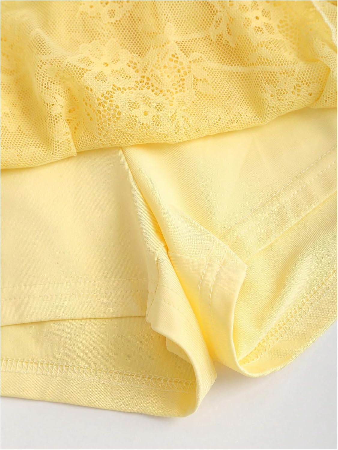 WDIRARA Women's Layered Ruffle Lace A Line Skirt Y2k Coquette Mini Skirts - Image 5