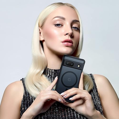 Miniatura 6 de TOCOL Funda magnética para Pixel 7a, protección completa mejorada de la cámara, protección a prueba de golpes, parte trasera dura mate, para Google