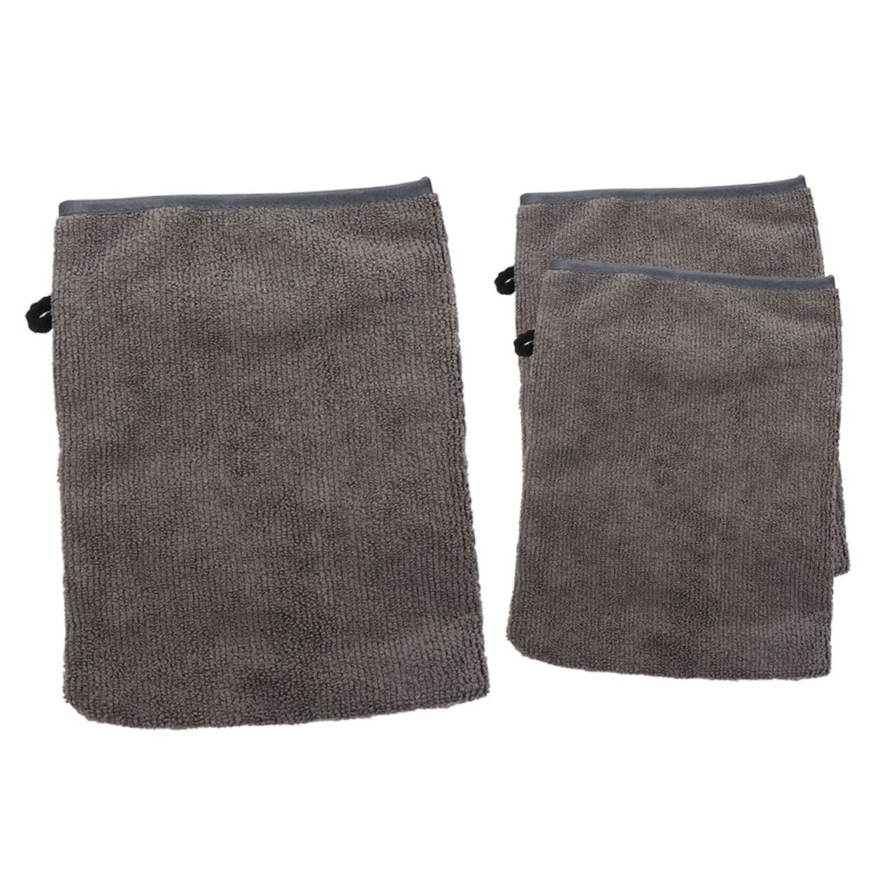 HONMEET 3pcs Facial Cleaning Gloves Soft Makeup Mitts for Gentle Skin Care Portable and Easy to Use