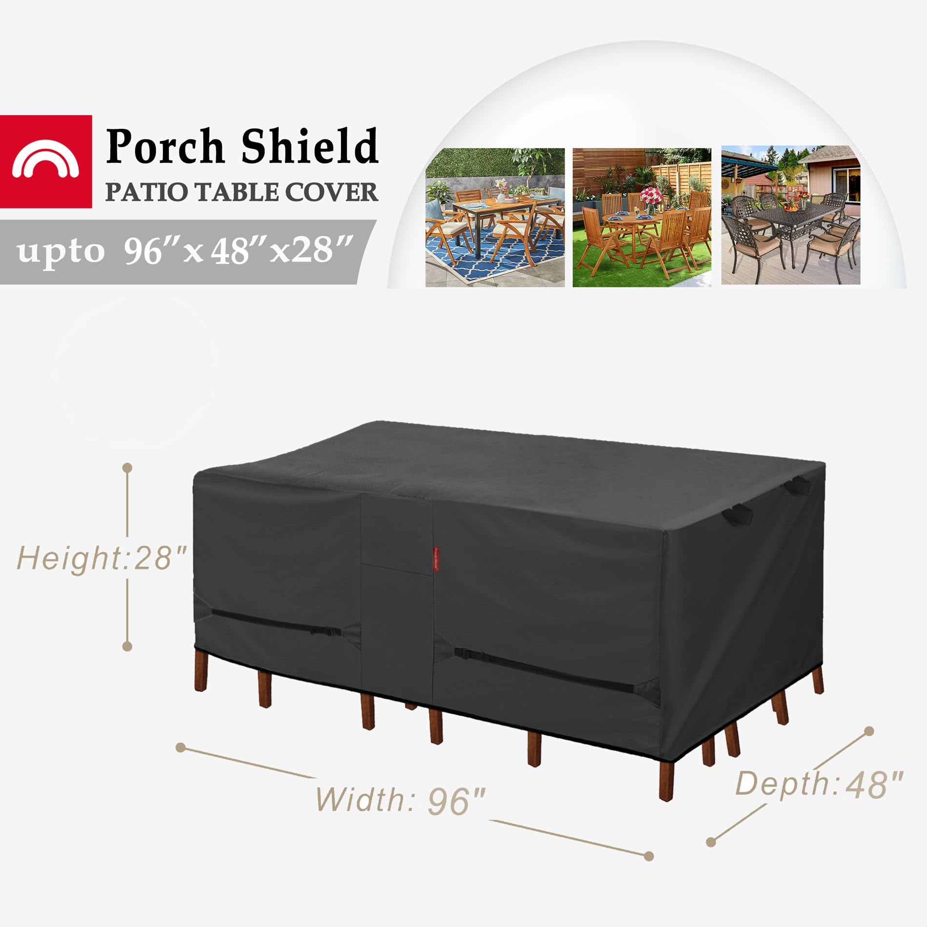 Porch Shield Patio Table Cover Waterproof Outdoor