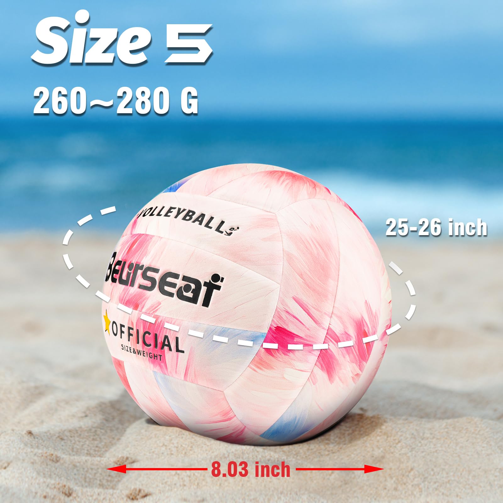 Palla da Pallavolo, Pallone da pallavolo, Pallone Beach Volley Soft Touch Volleyball - 4