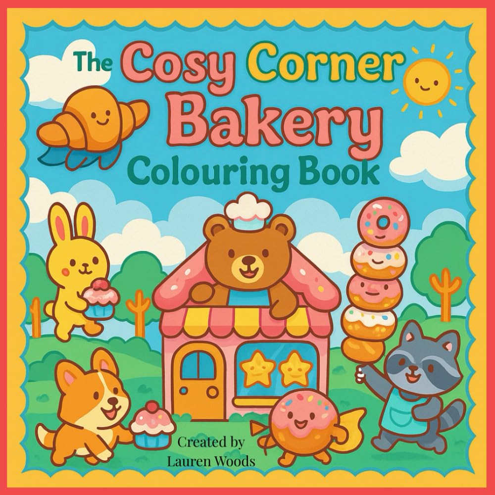The Cosy Corner Bakery: Colouring Book