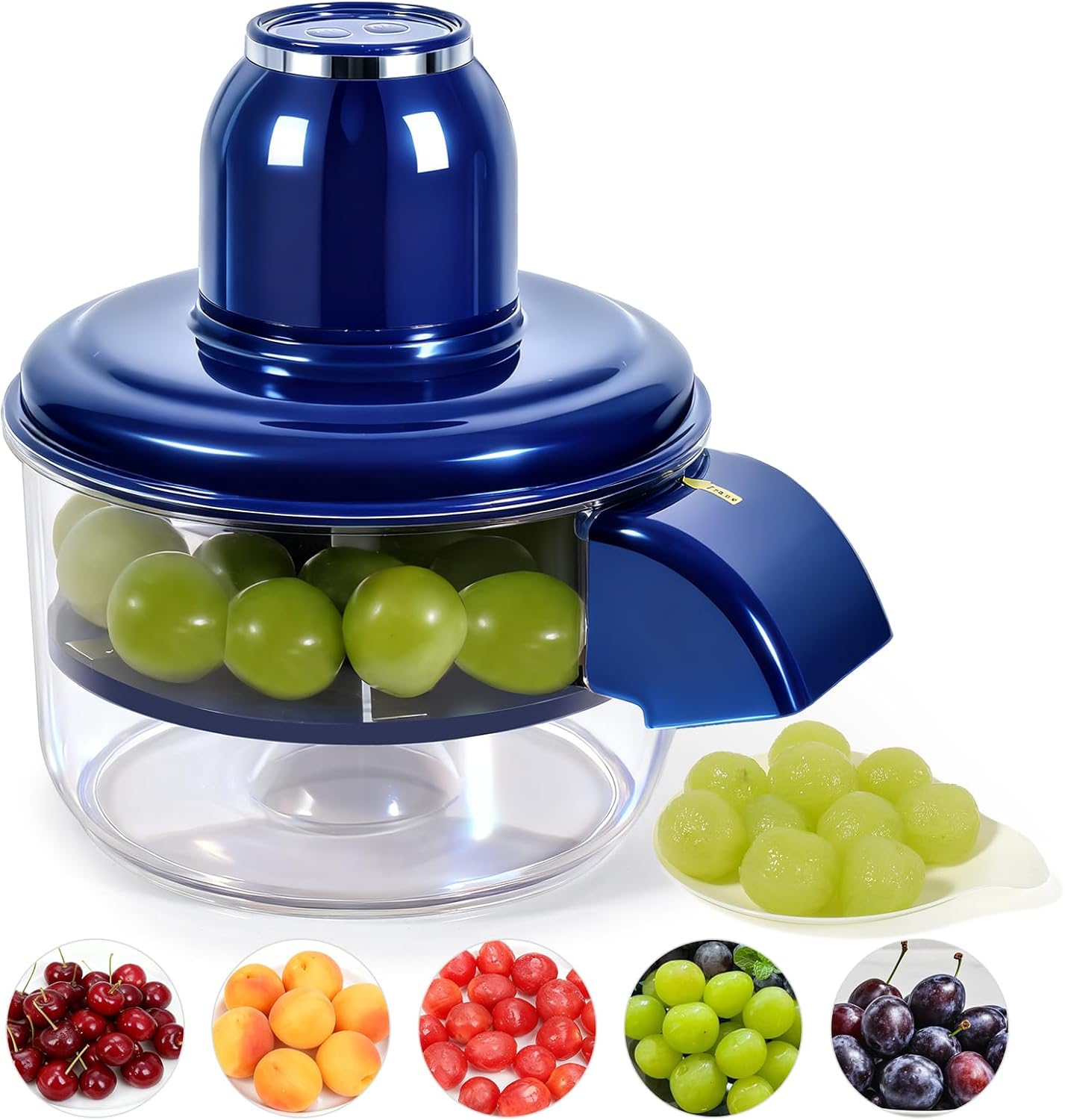 Electric Grape Peeler Machine, One-Button Automatic Fruit Garlic Peeler Machine, Food-grade Material Suitable For Making Baby Puree And Desserts, USB Rechargeable, Easy To Clean
