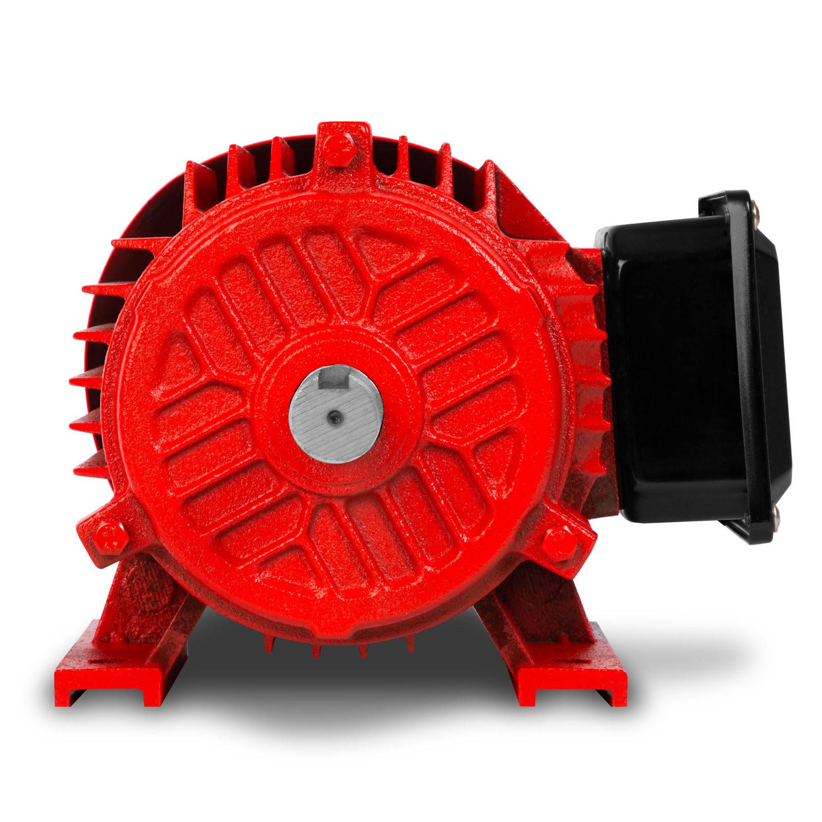 EBERTH Elektromotor 400V mit 2,2 kW Leistung, Drehstrommotor aus Aluminium, 3-Phasen, Drehzahl 2840 U/min., Stromstärke 4,8 A, Leistungsfaktor 0,95, Asynchronmotor für Einsatz in Industrie, 27 kg