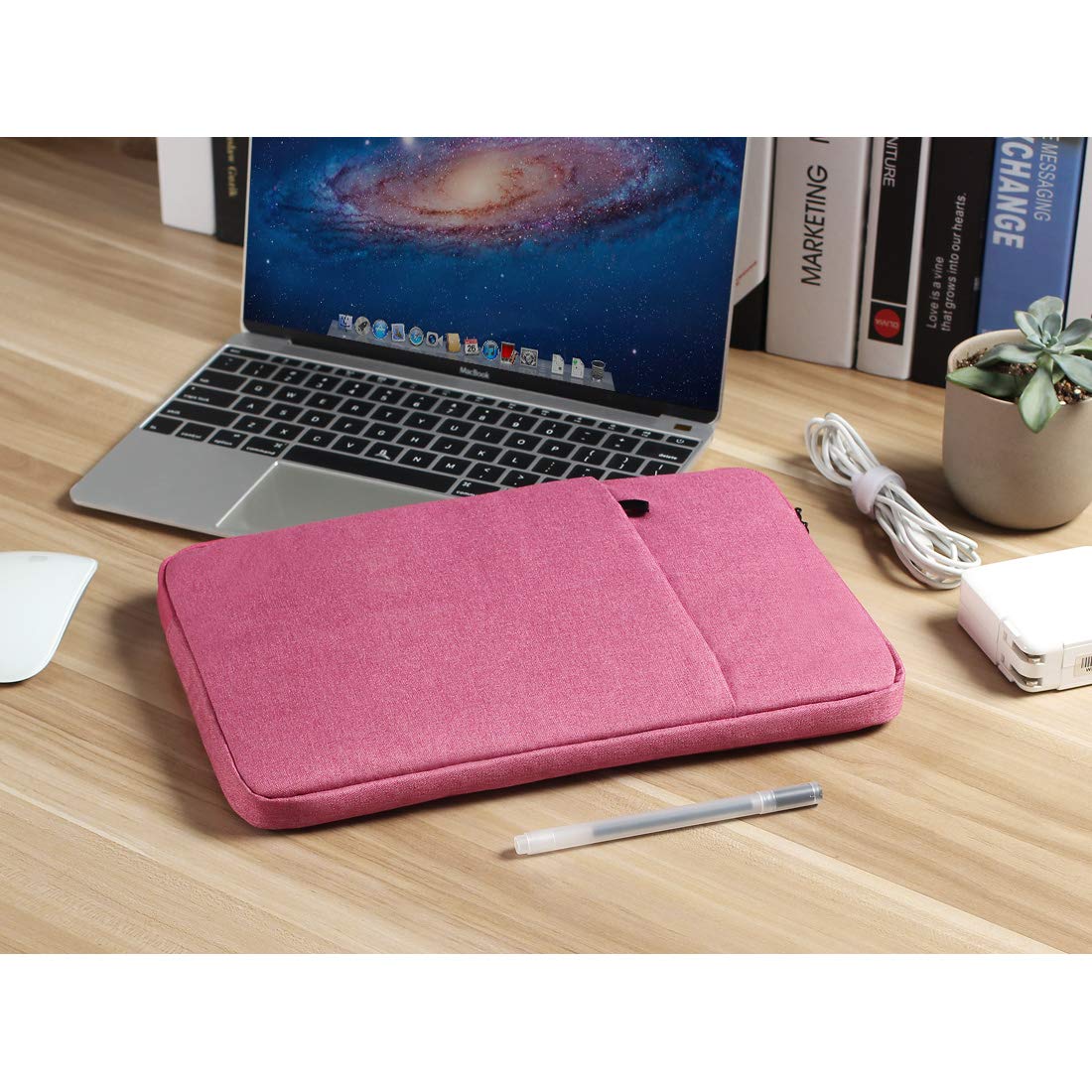 NIDOO Custodia portatile da 15 pollici, per MacBook Pro M1/15, Surface Book 2 3/16, ThinkPad Z16, 16, MateBook 16s, 15,6, MateBook D 15, nero