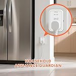 BXST 220V Surge Protector Electronic Voltage Protector for Home Appliance Surge Protector for Refrigerators One Outlet Plug 20A,4400W, White