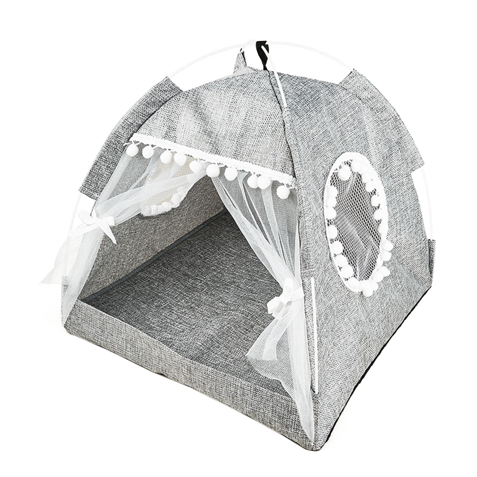Niche portable pour chiot et chat amovible intérieur extérieur