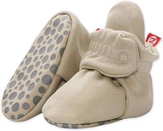 Zutano Organic Cotton Baby Booties - Stay-On Newborn Infant Slippers Unisex Boys Girls 0-24 Months