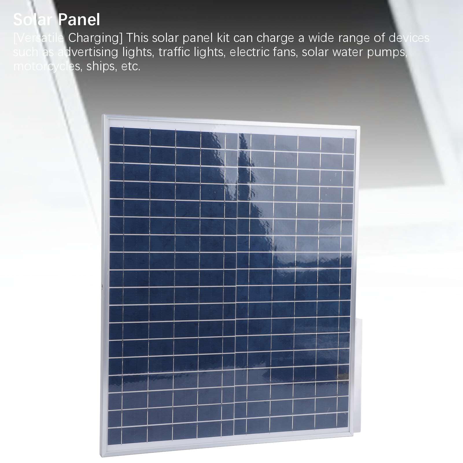 Cryfokt Pannello Solare Monocristallino Portatile con Telaio in Alluminio