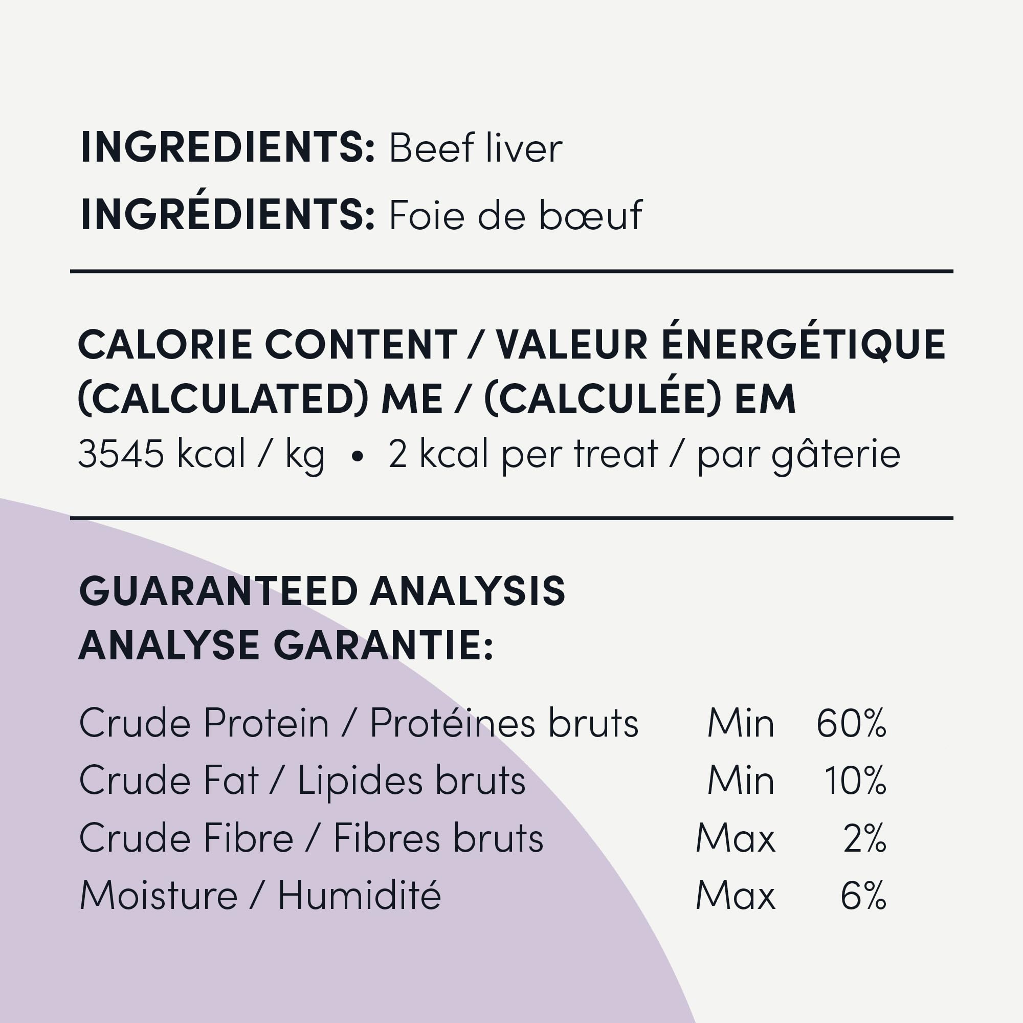 Crumps' Naturals Mordeduras de hígado de ternera para mascotas, 284 ml