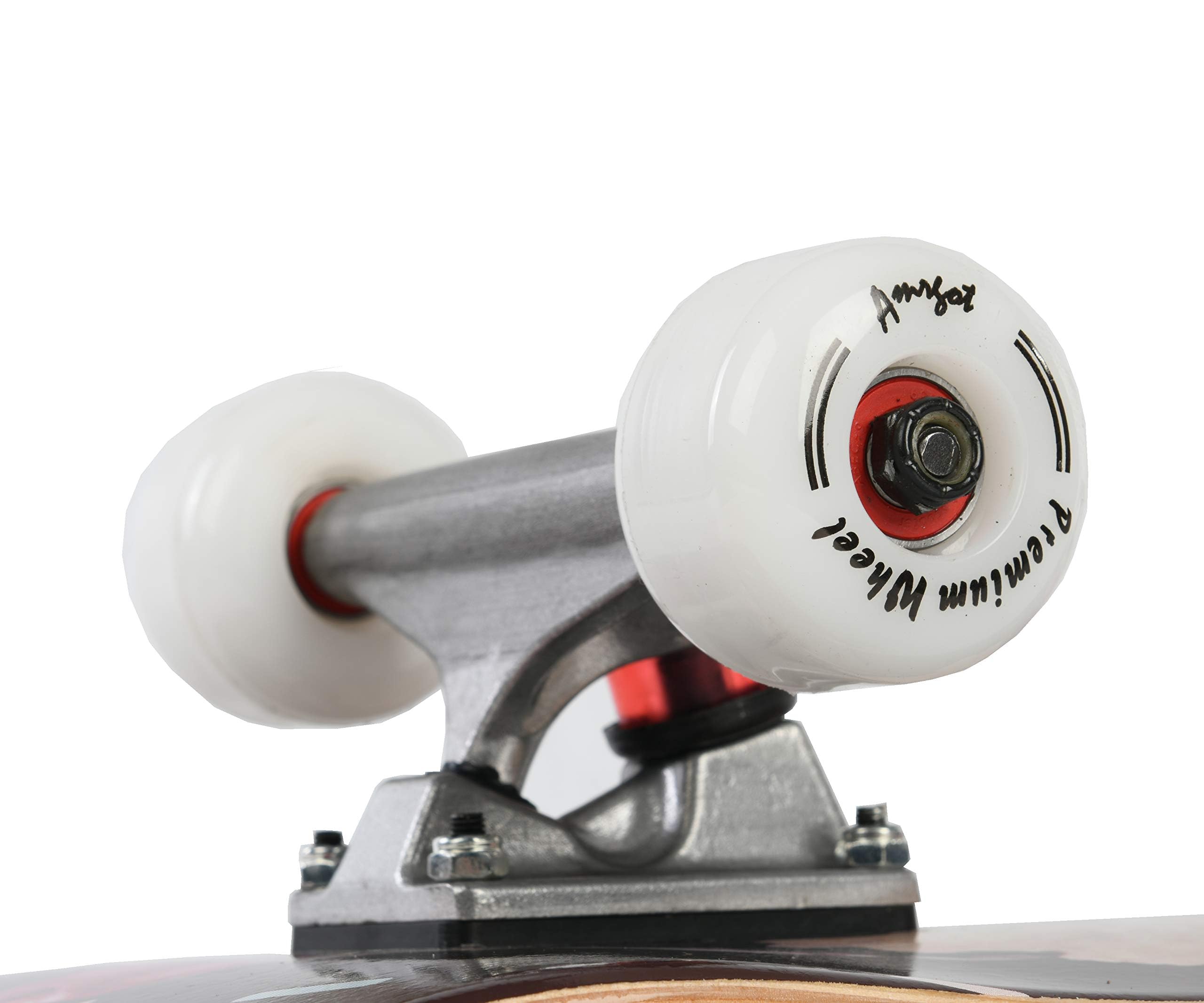 Amrgot Skateboards for Beginners,31 * 8 inches Complete Skateboards for Kids,Boys,Girls and Adults,7 Layer Maple Wood,Double Kick Deck Concave Standard and Tricks Skateboard