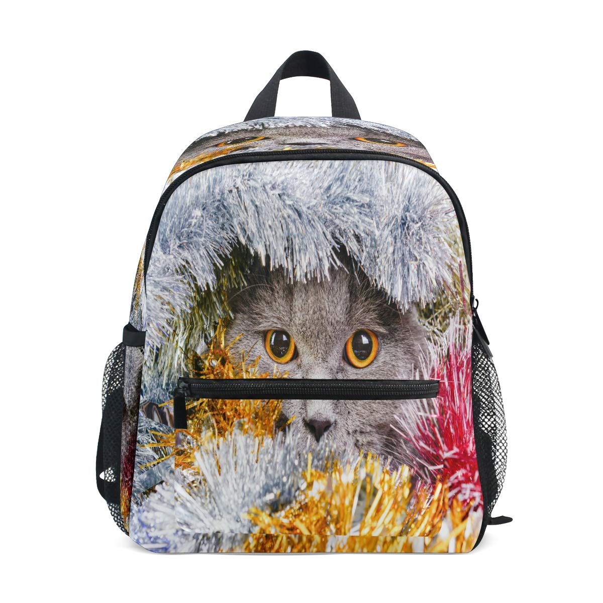 Hermoso Gatito Gato Mochila para Preescolar Toddler Kids Estudiante Mochilas para Infantiles 2-7 Años Niñas Niños
