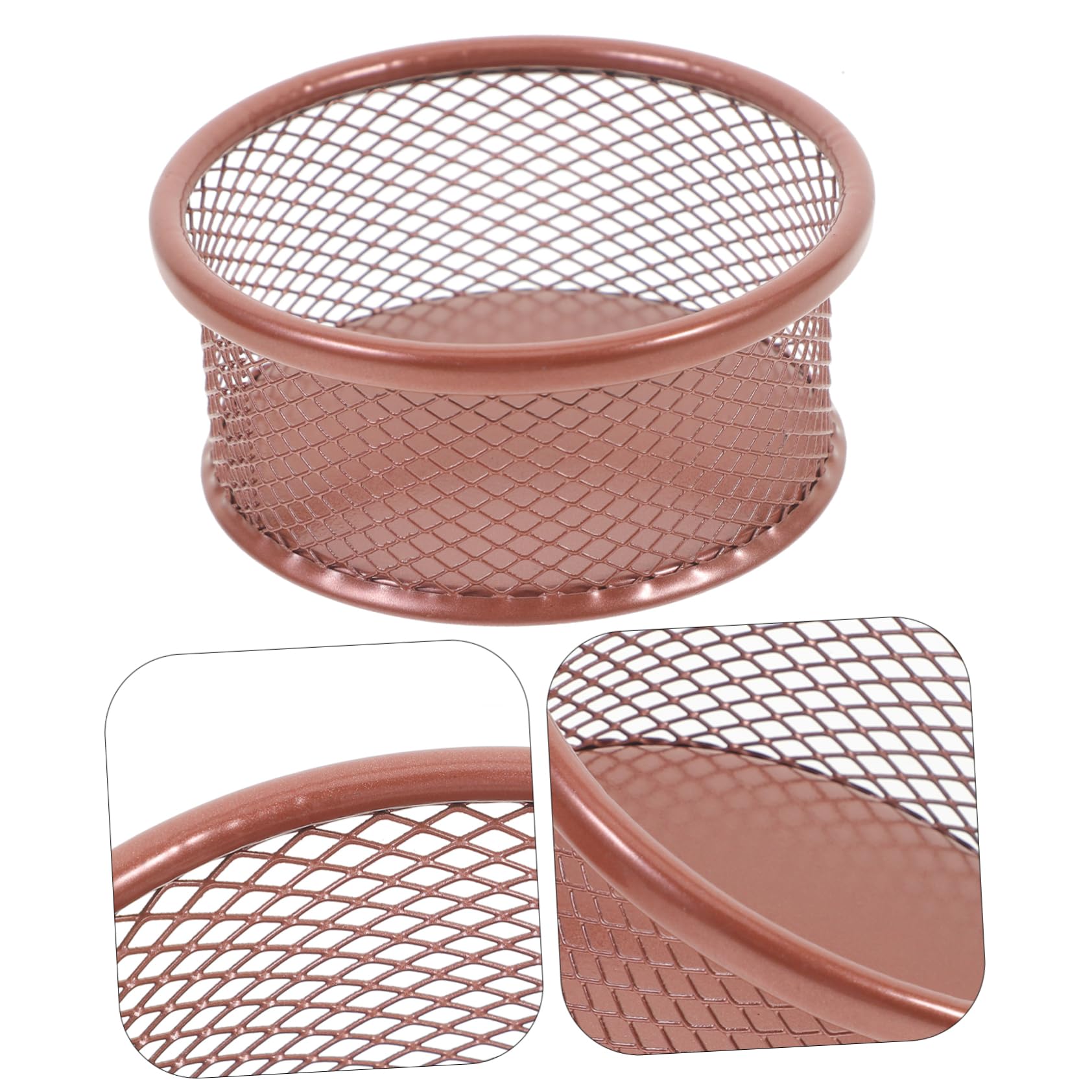 NUOBESTY Lot De 4 Boîtes De Rangement Multifonctions Pour Bureau Capacité Organiseur De Bureau Pour Trombones Porte-fichiers Design Simple Facile À Petits Objets 4 Pièces X 4
