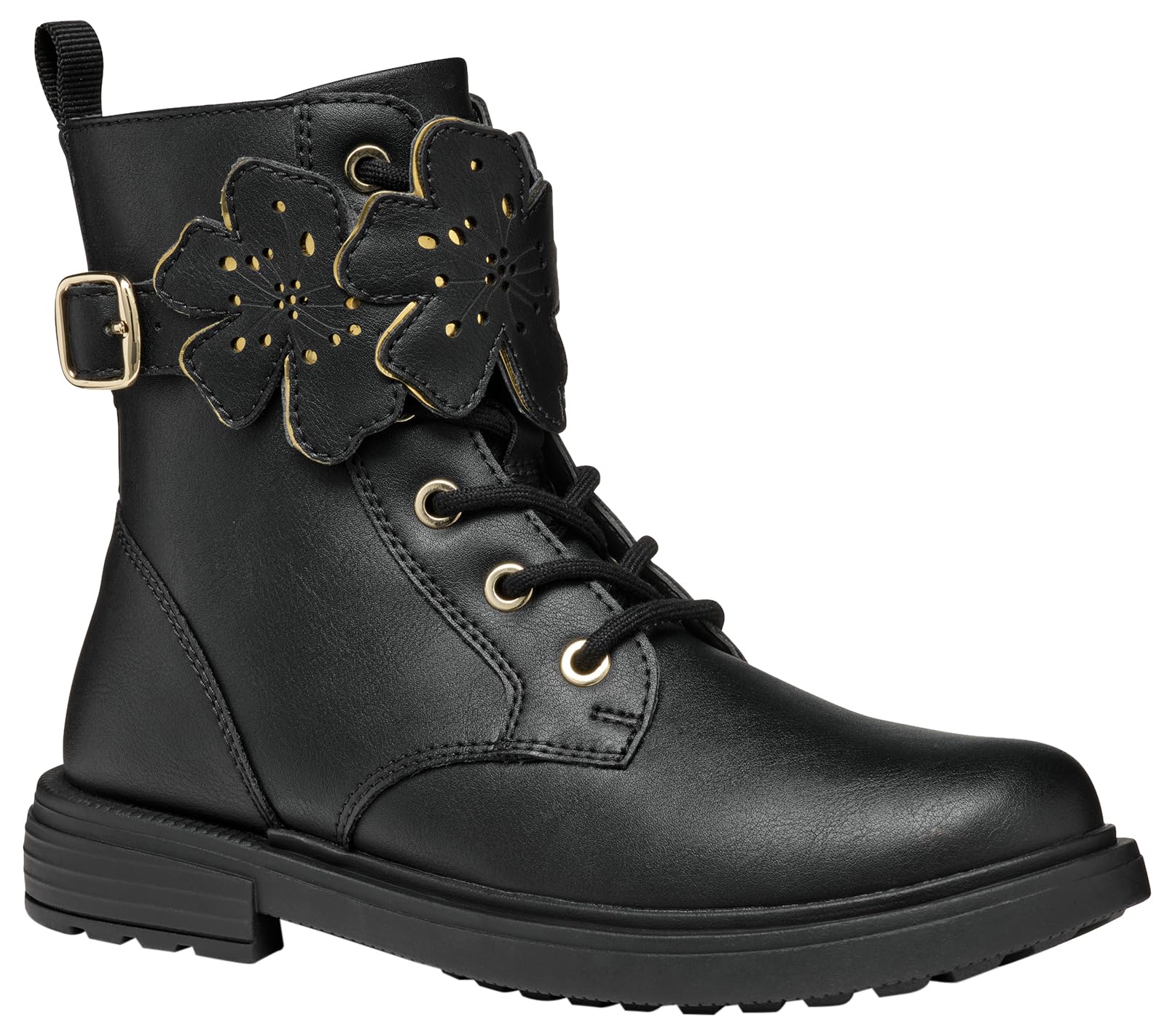 Geox Junior J Eclair Girl Ankle Boots Black 31 EU