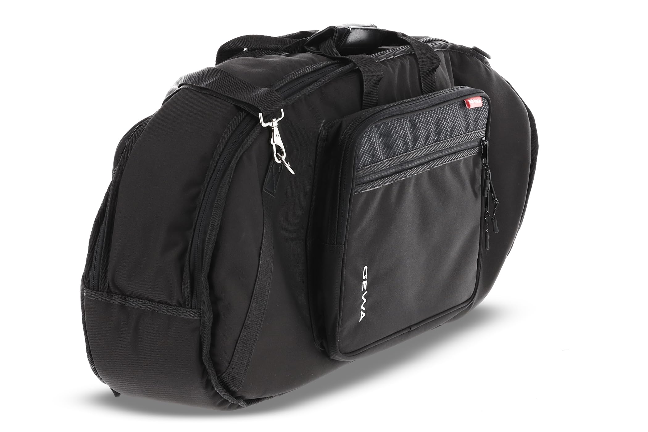 GEWA sac de transport Premium pour euphonium - Cordura 600 Denier - Résistant à la déchirure et à l'eau - Rembourrage de 30 mm - Renfort en contreplaqué pour pavillon - Noir