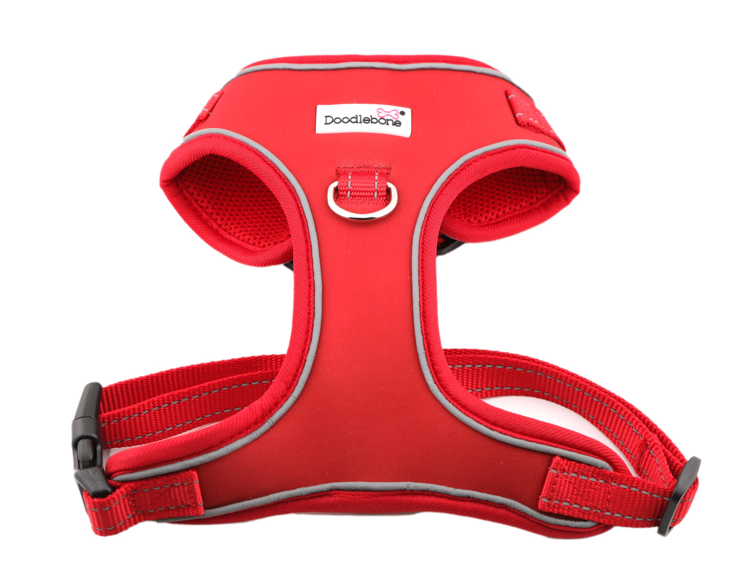 Doodlebone, Adjustable Airmesh Harness, Over Head Dog Harness with Adjustable Neck and Chest, Dual D Rings
