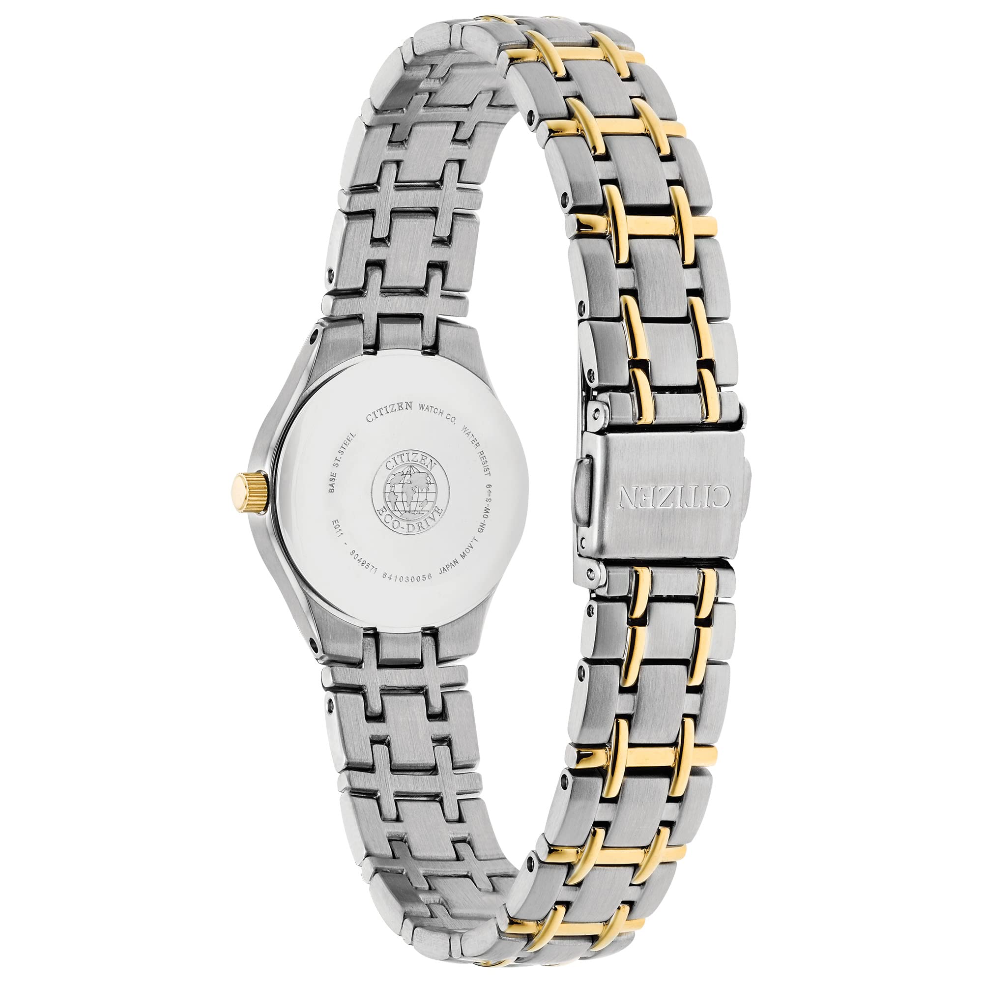 Citizen Damen Analog Eco-Drive Uhr mit Edelstahl Armband