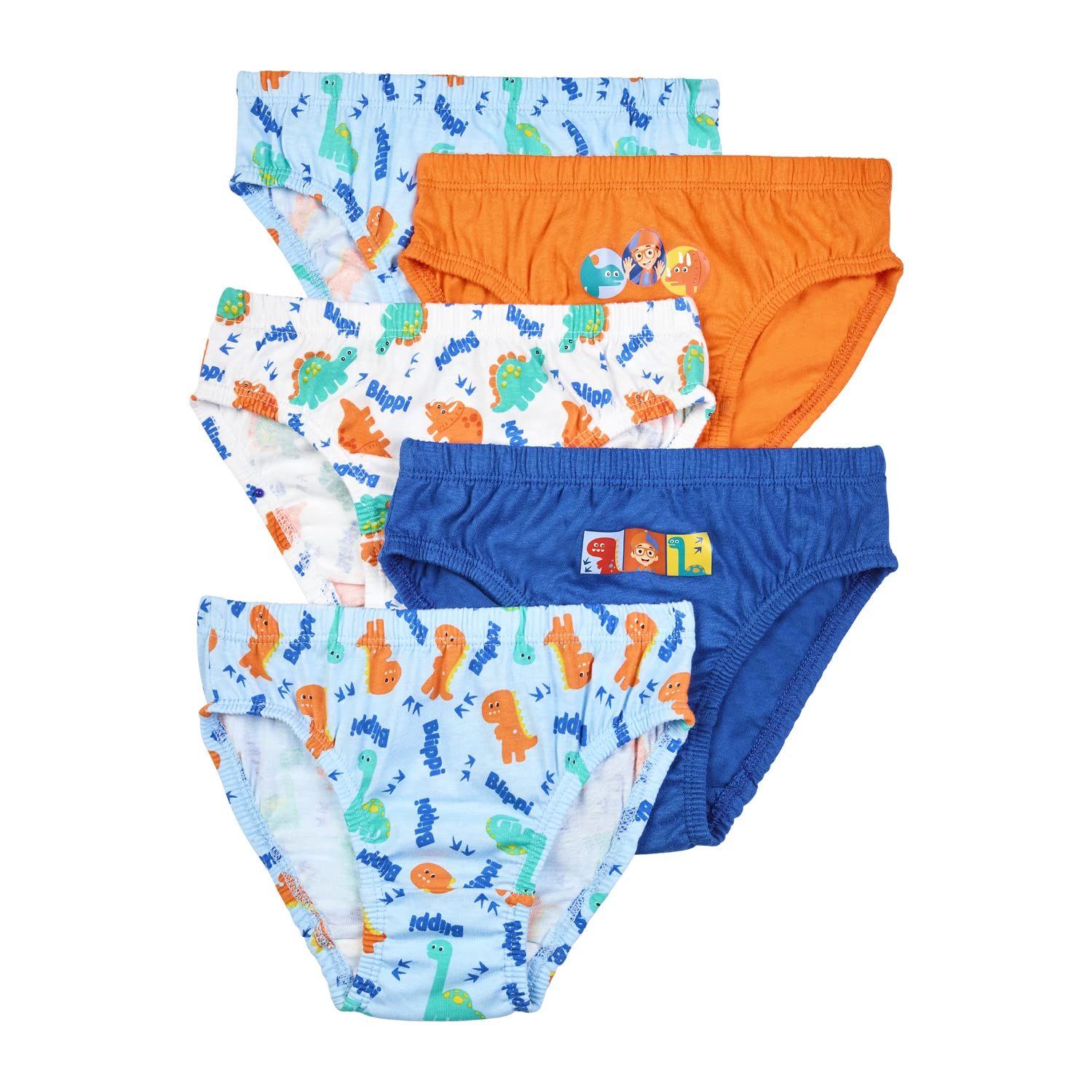 Blippi Boys Multicoloured Briefs, Multipack Underwear For Ages 18 Months To 7 Years Old (18-24 Months)