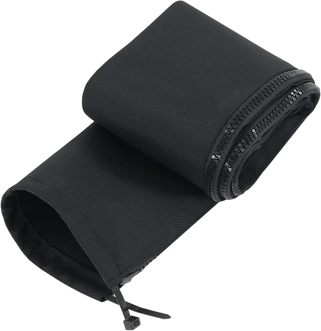 48" Boat Zippered Rigging Sleeve, Trolling Motor Cable Sleeve Wire Cable Protection for Cover Wire and Extension Cords, Organized Cable Management