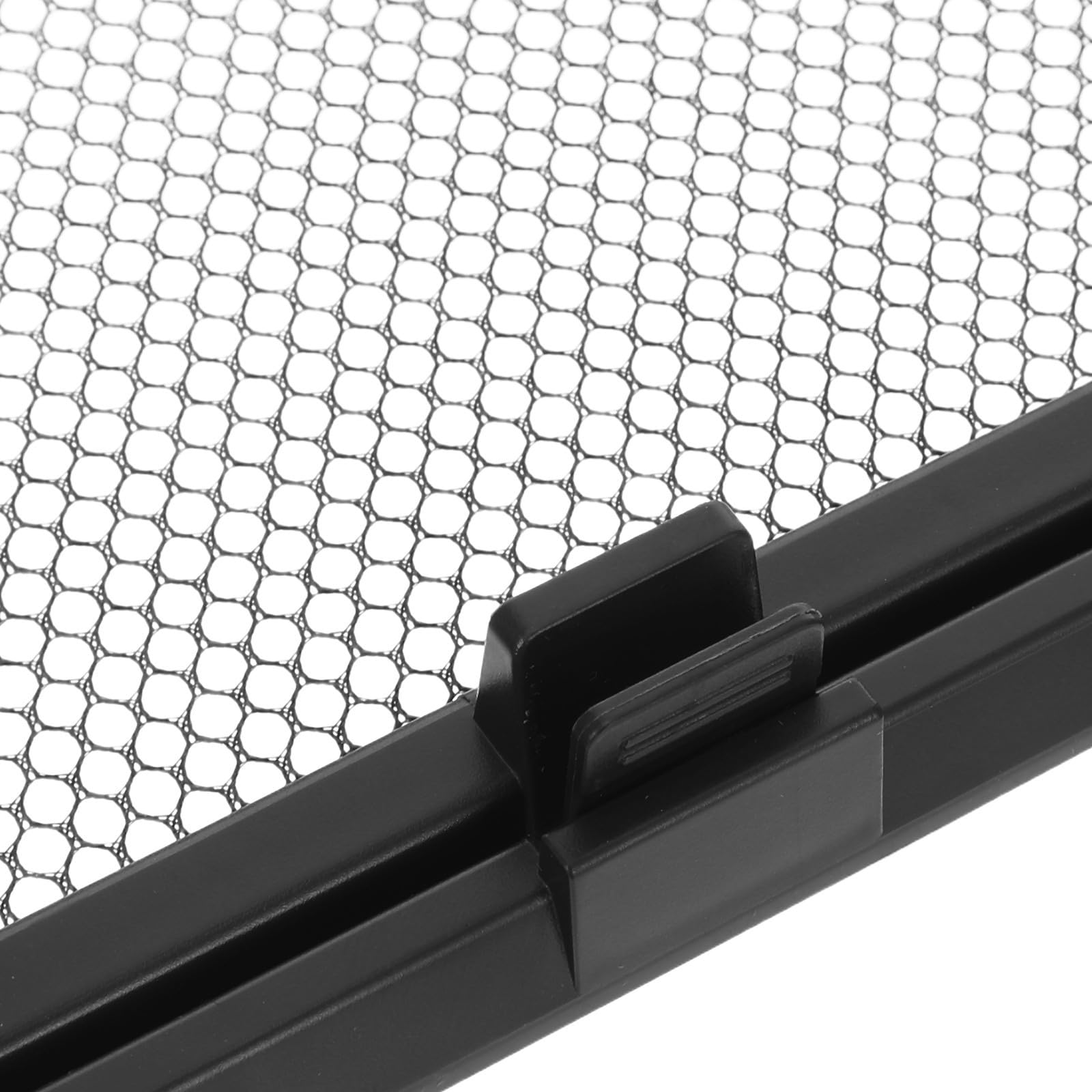 SHINEOFI Magnetische Aquarium Abdeckung und Einfach zu Reinigen aus PVC und Gummi mit Futteröffnung Schwarzes Anti Sprung Netz Staubdicht für Selbstgemacht Fisch und Reptilienschutz