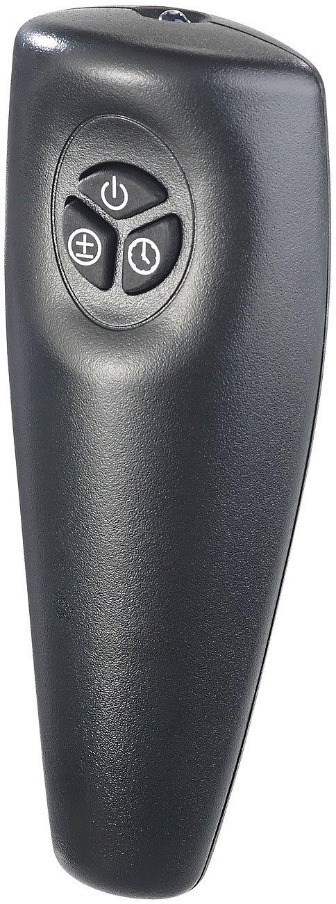 Semptec Urban Survival Technology Schwarzstrahler: IR-Dunkelheizstrahler RA-324, Timer & Fernbedienung, 2.400 Watt, IP55 (Heizung Infrarot, Heizstrahler mit Timer, Strahler)